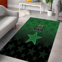 Kenya Football Area Rug Go Harambee Stars - Green Jersey - Wonder Print Shop