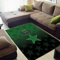 Kenya Football Area Rug Go Harambee Stars - Green Jersey - Wonder Print Shop