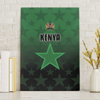 Kenya Football Canvas Wall Art Go Harambee Stars - Green Jersey - Wonder Print Shop