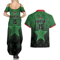 Custom Kenya Football Couples Matching Summer Maxi Dress and Hawaiian Shirt Go Harambee Stars - Green Jersey - Wonder Print Shop