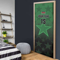 Kenya Football Door Cover Go Harambee Stars - Green Jersey - Wonder Print Shop