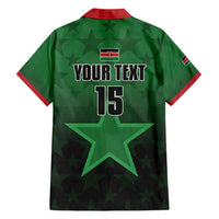 Custom Kenya Football Family Matching Summer Maxi Dress and Hawaiian Shirt Go Harambee Stars - Green Jersey - Wonder Print Shop