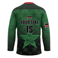 Custom Kenya Football Hockey Jersey Go Harambee Stars - Green Jersey - Wonder Print Shop