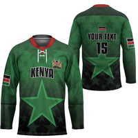 Custom Kenya Football Hockey Jersey Go Harambee Stars - Green Jersey - Wonder Print Shop