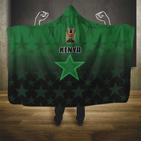Kenya Football Hooded Blanket Go Harambee Stars - Green Jersey - Wonder Print Shop