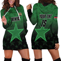 Custom Kenya Football Hoodie Dress Go Harambee Stars - Green Jersey - Wonder Print Shop