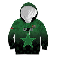 Custom Kenya Football Kid Hoodie Go Harambee Stars - Green Jersey - Wonder Print Shop