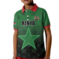 Custom Kenya Football Kid Polo Shirt Go Harambee Stars - Green Jersey - Wonder Print Shop