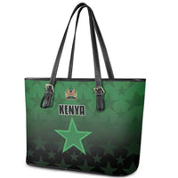 Kenya Football Leather Tote Bag Go Harambee Stars - Green Jersey - Wonder Print Shop