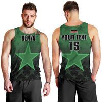 Custom Kenya Football Men Tank Top Go Harambee Stars - Green Jersey - Wonder Print Shop