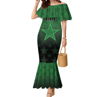 Custom Kenya Football Mermaid Dress Go Harambee Stars - Green Jersey - Wonder Print Shop
