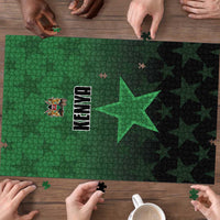 Kenya Football Puzzle Go Harambee Stars - Green Jersey - Wonder Print Shop