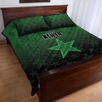 Kenya Football Quilt Bed Set Go Harambee Stars - Green Jersey - Wonder Print Shop