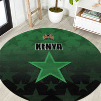Kenya Football Round Carpet Go Harambee Stars - Green Jersey - Wonder Print Shop