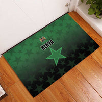 Kenya Football Rubber Doormat Go Harambee Stars - Green Jersey - Wonder Print Shop
