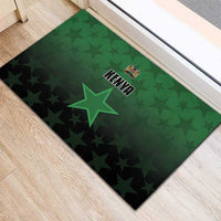 Kenya Football Rubber Doormat Go Harambee Stars - Green Jersey - Wonder Print Shop