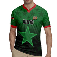 Custom Kenya Football Rugby Jersey Go Harambee Stars - Green Jersey - Wonder Print Shop