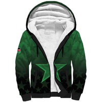 Custom Kenya Football Sherpa Hoodie Go Harambee Stars - Green Jersey - Wonder Print Shop
