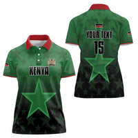 Custom Kenya Football Women Polo Shirt Go Harambee Stars - Green Jersey - Wonder Print Shop
