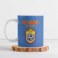 Custom DR Congo Football Ceramic Mug Come On Les Léopards - Wonder Print Shop