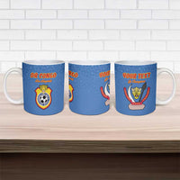Custom DR Congo Football Ceramic Mug Come On Les Léopards - Wonder Print Shop
