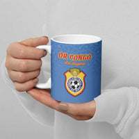Custom DR Congo Football Ceramic Mug Come On Les Léopards - Wonder Print Shop