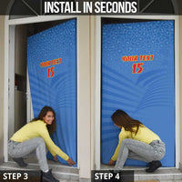 DR Congo Football Door Cover Come On Les Léopards - Wonder Print Shop