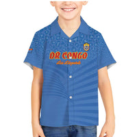 Custom DR Congo Football Family Matching Mermaid Dress and Hawaiian Shirt Come On Les Léopards - Wonder Print Shop