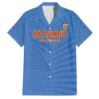 Custom DR Congo Football Hawaiian Shirt Come On Les Léopards - Wonder Print Shop