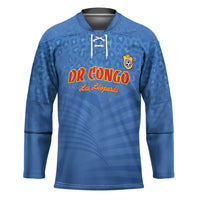 Custom DR Congo Football Hockey Jersey Come On Les Léopards - Wonder Print Shop