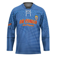 Custom DR Congo Football Hockey Jersey Come On Les Léopards - Wonder Print Shop