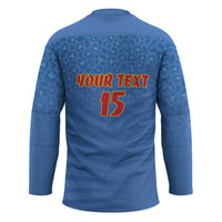 Custom DR Congo Football Hockey Jersey Come On Les Léopards - Wonder Print Shop