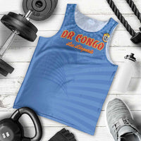 Custom DR Congo Football Men Tank Top Come On Les Léopards - Wonder Print Shop
