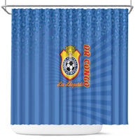 DR Congo Football Shower Curtain Come On Les Léopards - Wonder Print Shop
