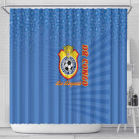 DR Congo Football Shower Curtain Come On Les Léopards - Wonder Print Shop