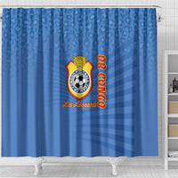 DR Congo Football Shower Curtain Come On Les Léopards - Wonder Print Shop