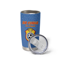 Custom DR Congo Football Tumbler Cup Come On Les Léopards - Wonder Print Shop