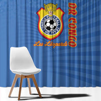 DR Congo Football Window Curtain Come On Les Léopards - Wonder Print Shop