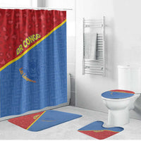 DR Congo Football Bathroom Set Allez Les Léopards - Wonder Print Shop