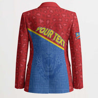 Custom DR Congo Football Blazer Allez Les Léopards - Wonder Print Shop