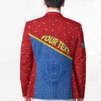 Custom DR Congo Football Blazer Allez Les Léopards - Wonder Print Shop