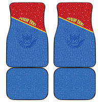 DR Congo Football Car Mats Allez Les Léopards - Wonder Print Shop