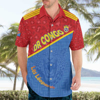 Custom DR Congo Football Hawaiian Shirt Allez Les Léopards - Wonder Print Shop