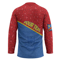 Custom DR Congo Football Hockey Jersey Allez Les Léopards - Wonder Print Shop