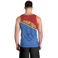 Custom DR Congo Football Men Tank Top Allez Les Léopards - Wonder Print Shop