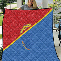 DR Congo Football Quilt Allez Les Léopards - Wonder Print Shop