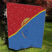 DR Congo Football Quilt Allez Les Léopards - Wonder Print Shop