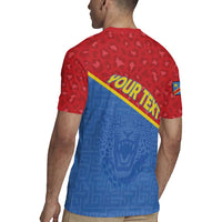 Custom DR Congo Football Rugby Jersey Allez Les Léopards - Wonder Print Shop
