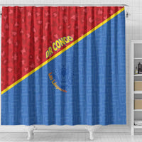 DR Congo Football Shower Curtain Allez Les Léopards - Wonder Print Shop