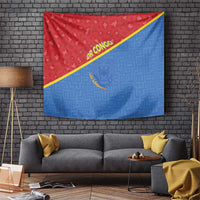 DR Congo Football Tapestry Allez Les Léopards - Wonder Print Shop